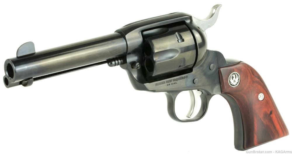 Ruger Vaquero Blued 45 LC Revolver 05102 45 Long Colt 4.6" Barrel-img-2