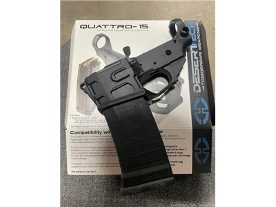 Quattro-15 Lower Receiver Assembly with QMAG-53 556NATO 223Rem 53rd