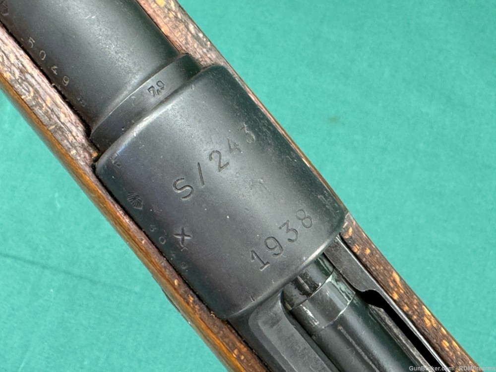 German Mauser Model 98 WWII 8mm 1938 Russian Capture K98 S/243 280 .01 NR-img-5