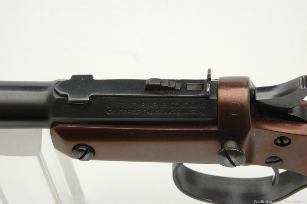 J. Stevens Arms #35 Offhand .22 RF 6" Tip-Up Brl. Restored Pre-WW1 NO RES.-img-10