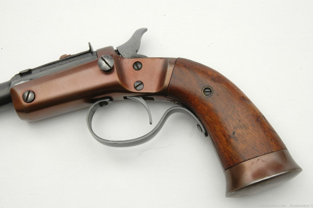 J. Stevens Arms #35 Offhand .22 RF 6" Tip-Up Brl. Restored Pre-WW1 NO RES.-img-4