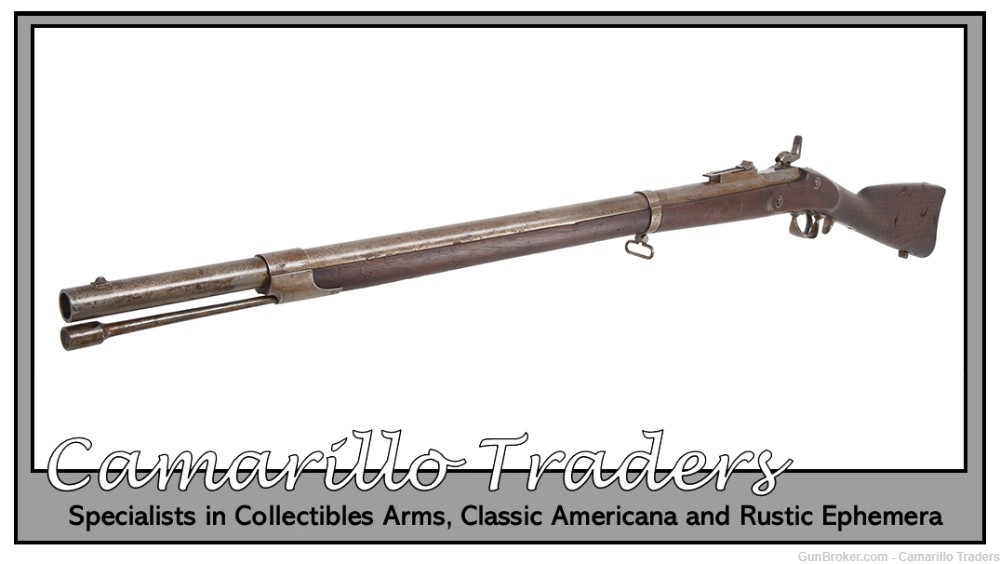 Whitney Model 1861 Plymouth Navy Rifle Musket .69 Cal 1864 mfg ANTIQUE-img-0