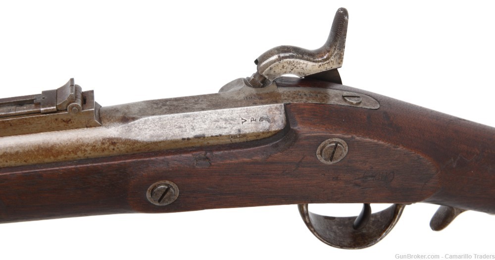 Whitney Model 1861 Plymouth Navy Rifle Musket .69 Cal 1864 mfg ANTIQUE-img-14