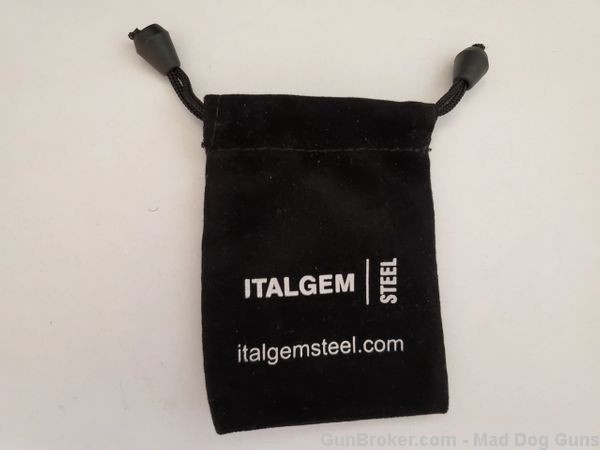 ITALGEM STEEL Men's Onyx Gemstone Stretch Bead Bracelet.8.7". BB3L*REDUCED*-img-2