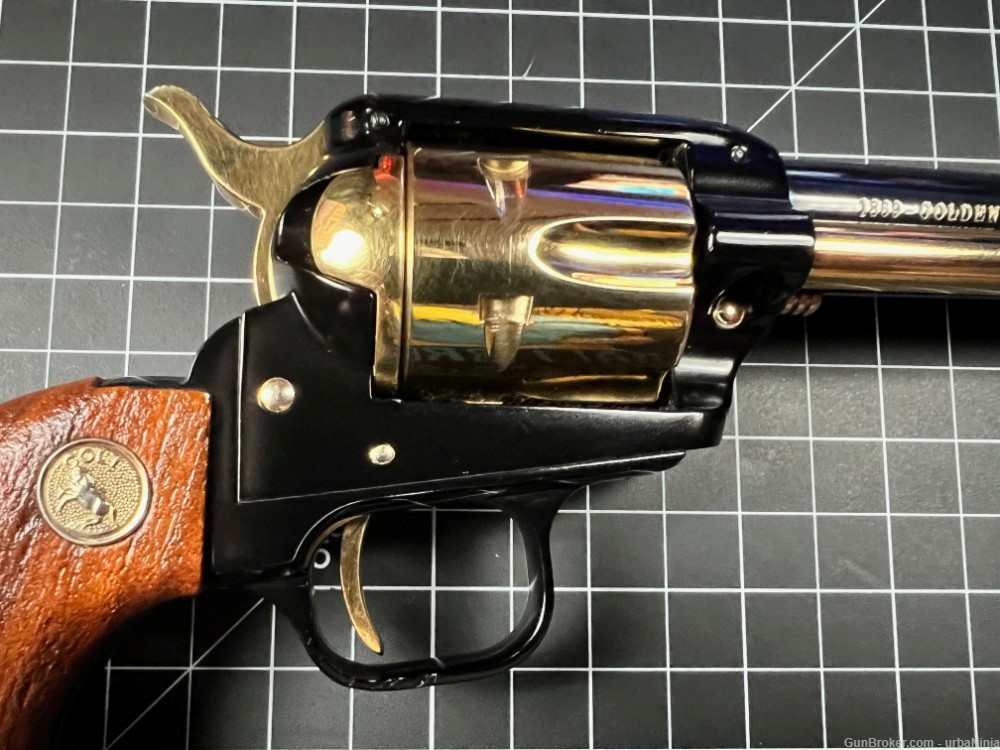 Colt Golden Spike Frontier Scout Revolver 1969 LR 22-img-9