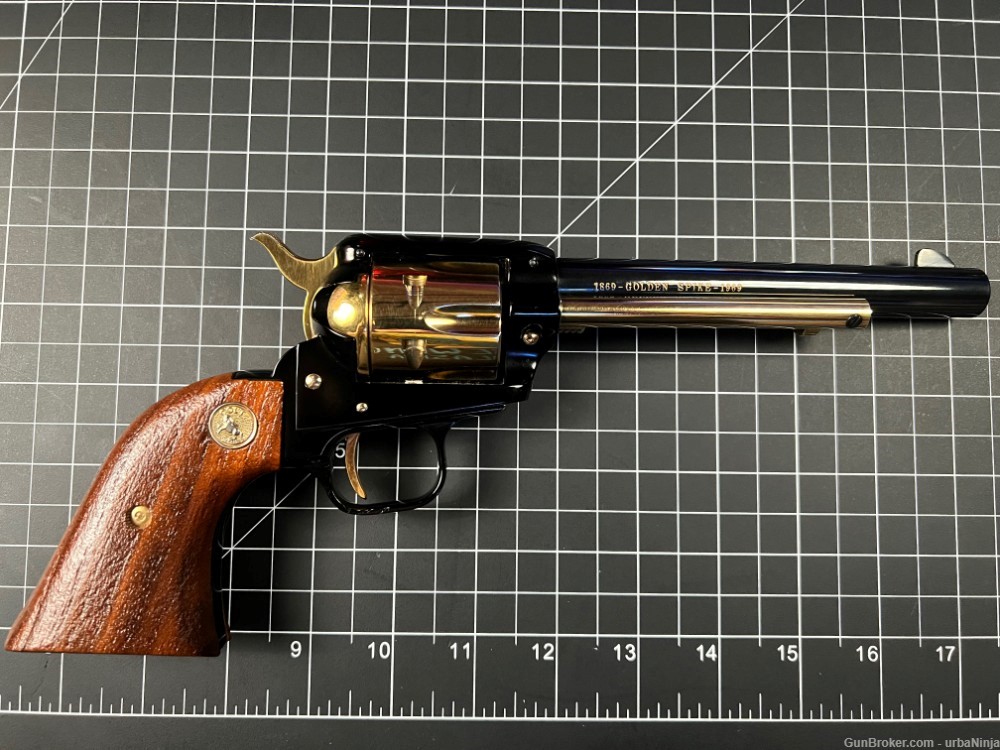 Colt Golden Spike Frontier Scout Revolver 1969 LR 22-img-3
