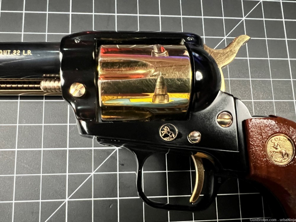 Colt Golden Spike Frontier Scout Revolver 1969 LR 22-img-13
