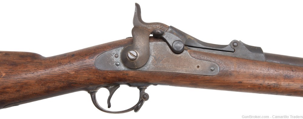 US Springfield Armory 1873 Trapdoor Rifle .45-70 Antique -img-2