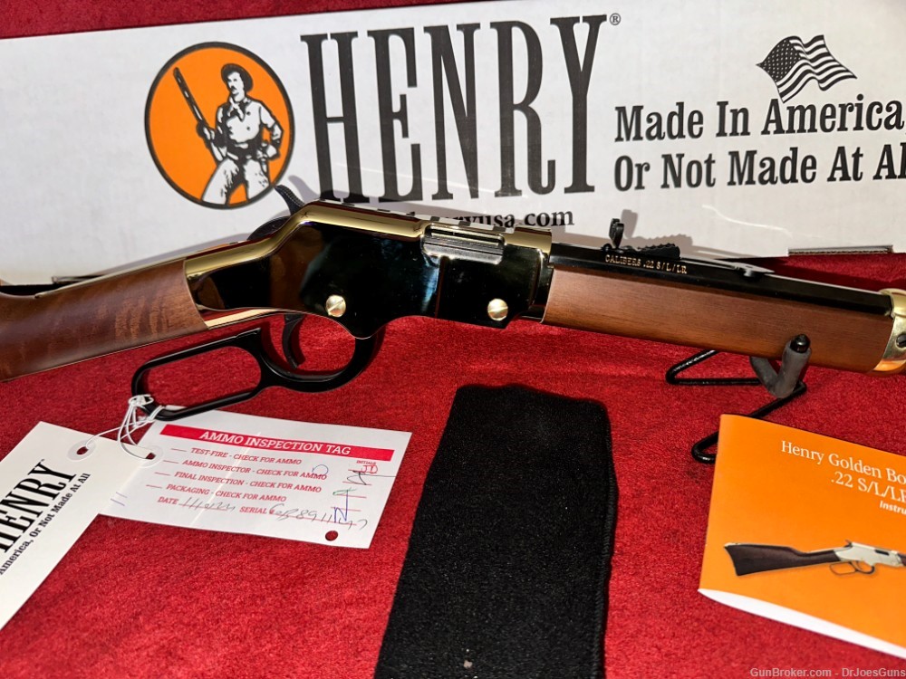 HENRY GOLDEN BOY 22 LR 20" 16-RD LEVER ACTION-New-Must Go-Store Closing!!-img-1