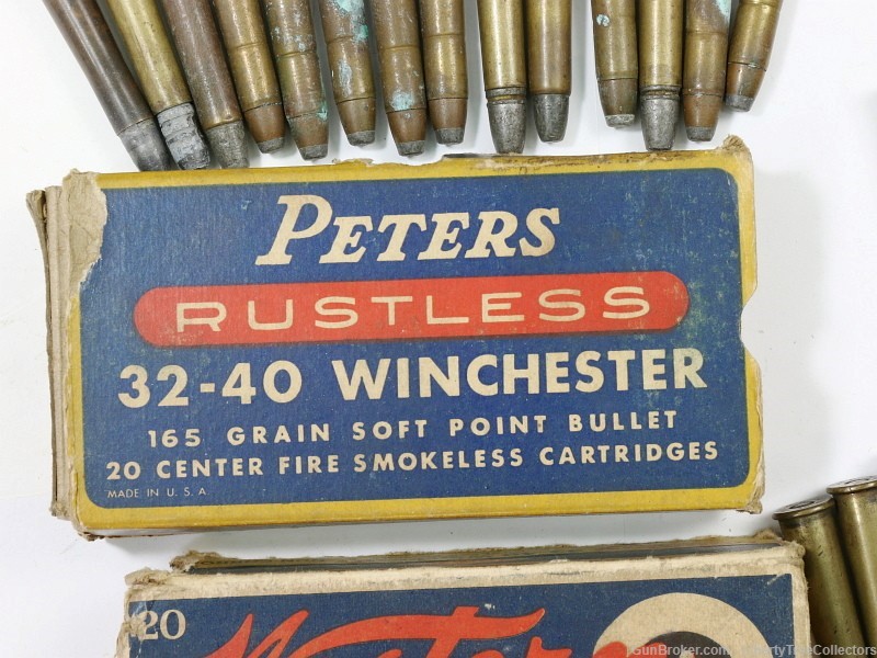 32-40 Winchester Mixed Ammunition Lot-img-2