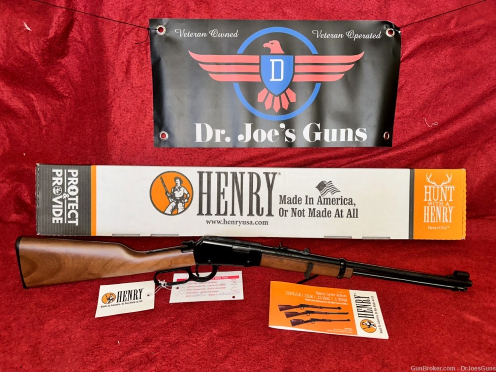 HENRY CLASSIC 22 LR 18.25" 15-RD LEVER ACTION-New-Must Go-Store Closing!!-img-0