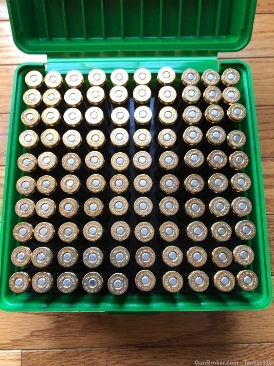 99 rounds 7mm Remington Magnum, Norma brass-img-0