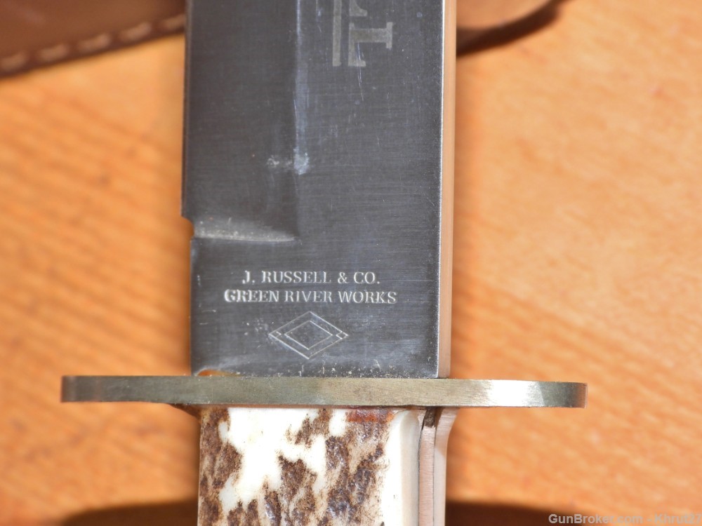 J. Russel & Co. Green River frontier belt knife-img-13
