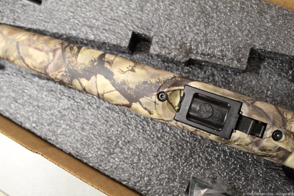 Ruger American bolt in .22WMR, Bronze Cerakote and GoWild Camo I-M Brush-img-8