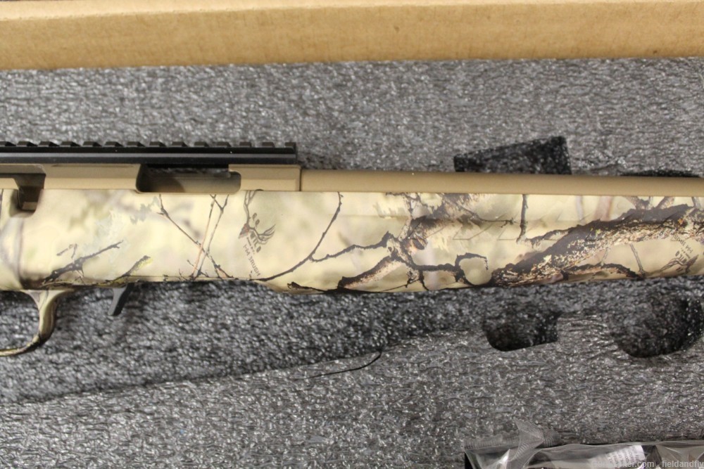 Ruger American bolt in .22WMR, Bronze Cerakote and GoWild Camo I-M Brush-img-13
