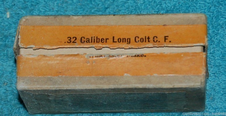 Vintage Full 2 Piece Box of Winchester 32 Long Colt CF-img-4