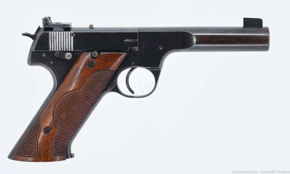 RARE High Standard Model H-E .22LR 4/1/2 inch Pistol-img-9