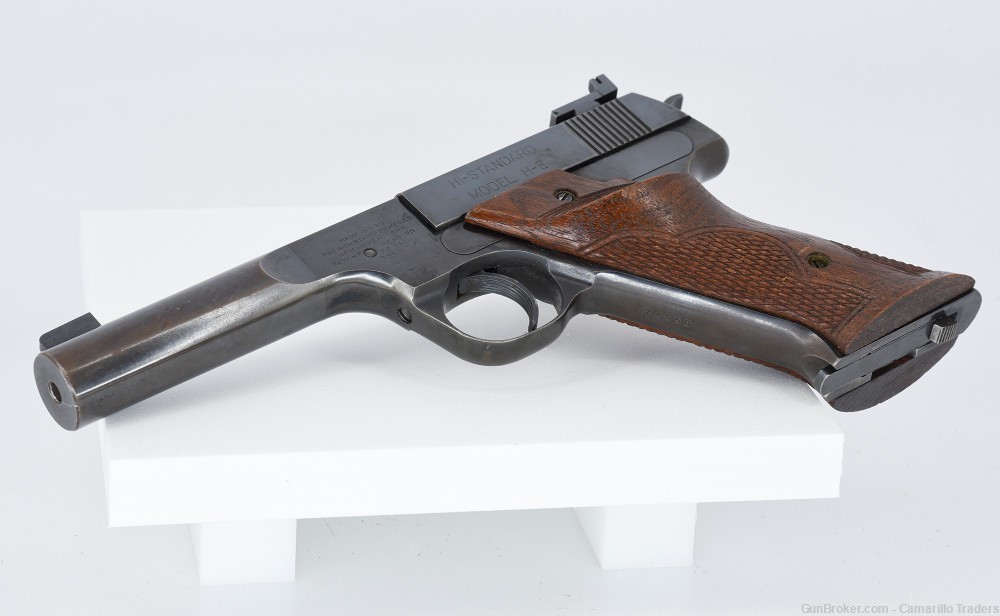RARE High Standard Model H-E .22LR 4/1/2 inch Pistol-img-3