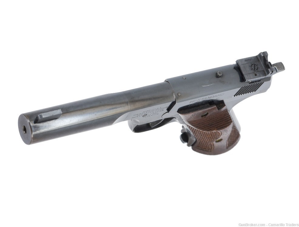 RARE High Standard Model H-E .22LR 4/1/2 inch Pistol-img-8