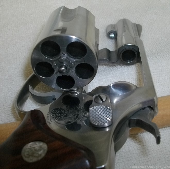 S&W Model 60, 38spl, Pre-Lock, Combat Grips, 5-shot, used, Trigger job-img-4