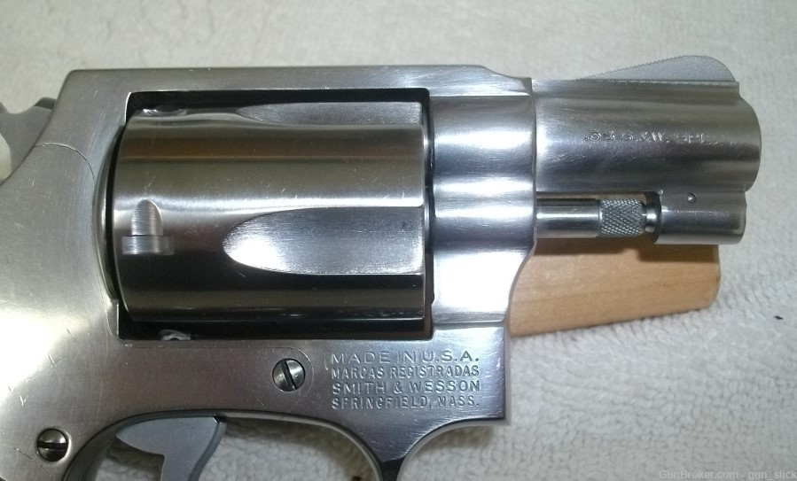 S&W Model 60, 38spl, Pre-Lock, Combat Grips, 5-shot, used, Trigger job-img-7