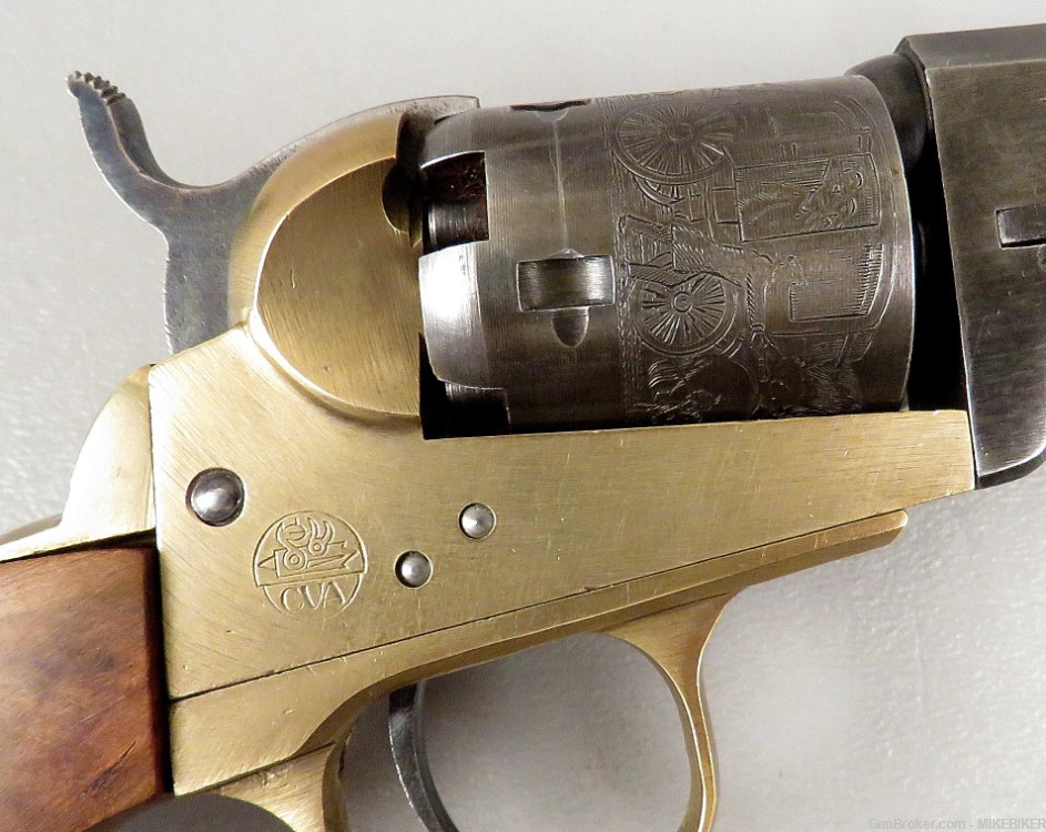 COLT / CVA 1849 Pocket Revolver NO RAMMER Muzzleloader Pistol Reproduction-img-7