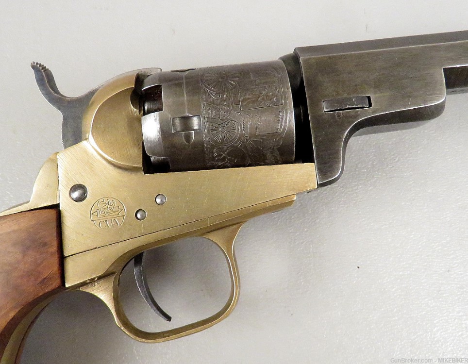 COLT / CVA 1849 Pocket Revolver NO RAMMER Muzzleloader Pistol Reproduction-img-5
