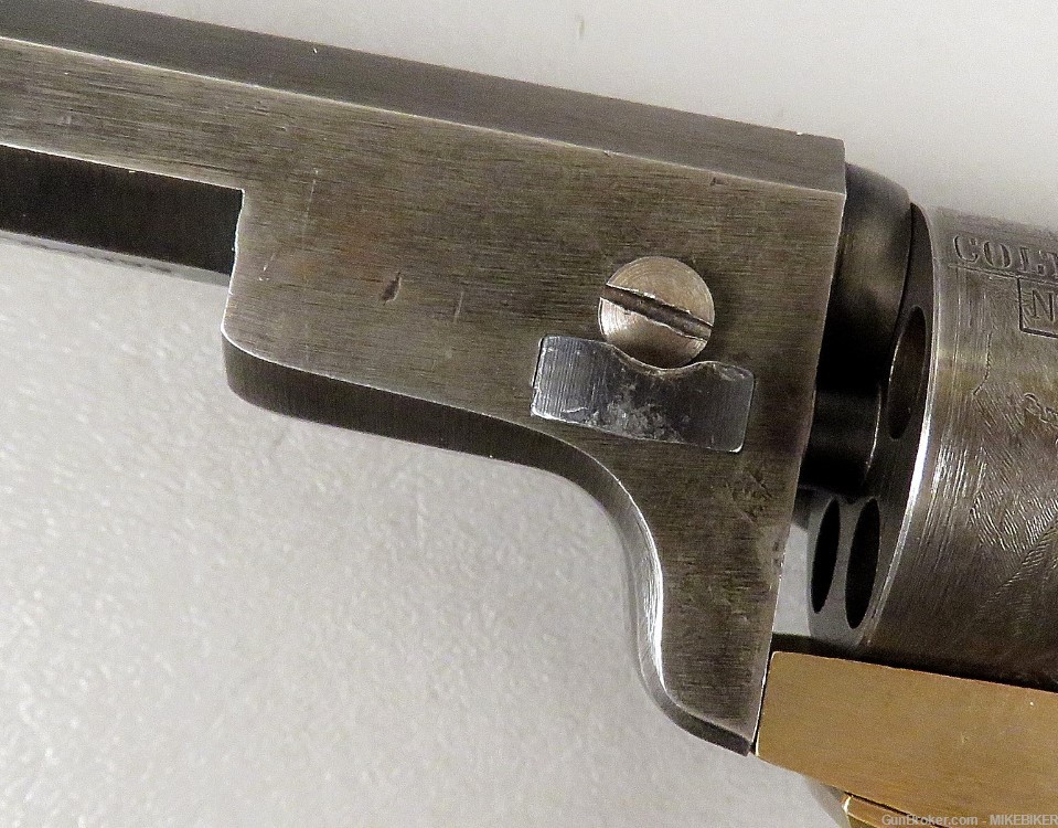 COLT / CVA 1849 Pocket Revolver NO RAMMER Muzzleloader Pistol Reproduction-img-14