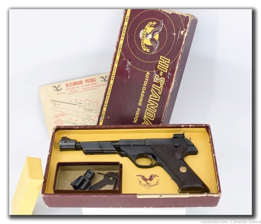 High Standard 102 Supermatic Citation .22 LR w/ Box and Accessories 1959-img-2