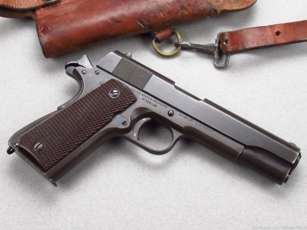 RARE late 1941 WB  USGI COLT 1911a1 US Army Pistol - 1911 45acp WWII 45-img-5