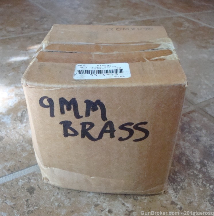 500 Count 9mm Luger Midway Brass for Reloading-img-0
