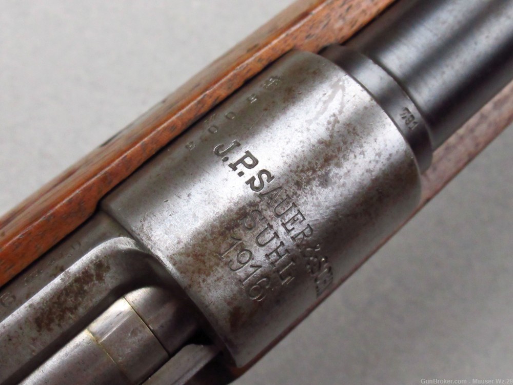 Beautifull 1916 J.P SAUER  WWII German Gewehr 98 rifle 8mm Mauser K98 Gew98-img-40