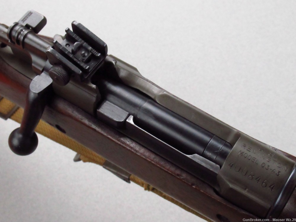 Excellent USGI 1943 Remington 1903a3 WWII US ARMY rifle 1903 O3-A3 Garand-img-45