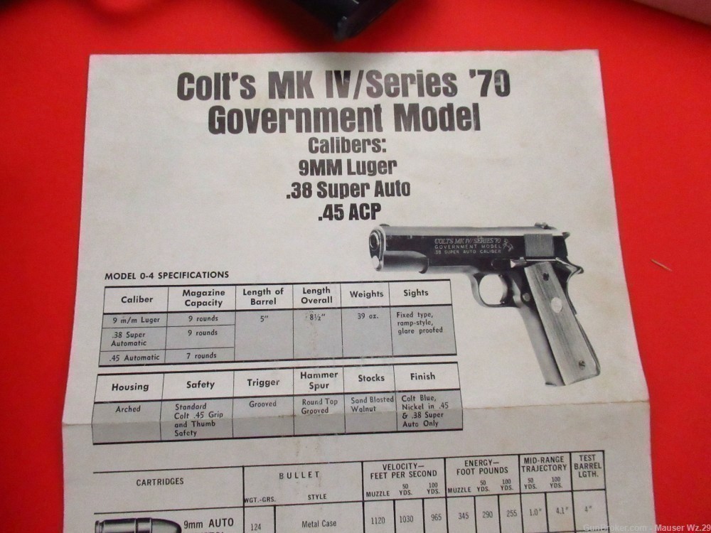 Scarce  1971 C&R COLT 1911 Government Automatic .45 ACP 45 1911a1-img-70