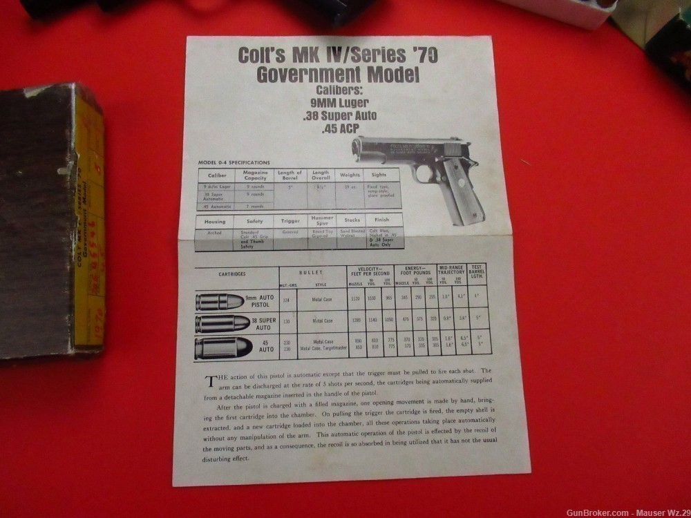 Scarce  1971 C&R COLT 1911 Government Automatic .45 ACP 45 1911a1-img-69