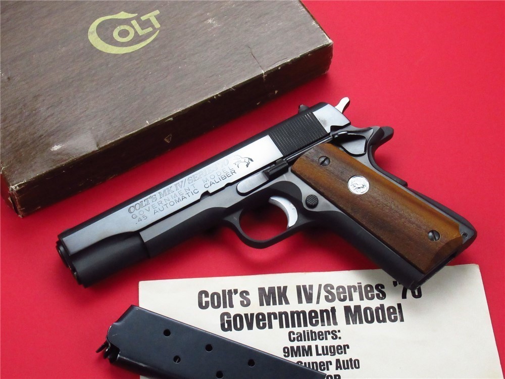 Scarce  1971 C&R COLT 1911 Government Automatic .45 ACP 45 1911a1-img-0