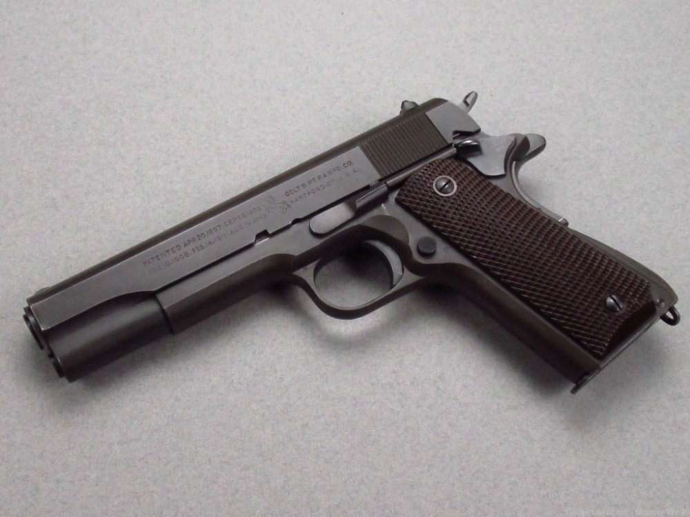 Desirable 1942 USGI COLT 1911a1 US Army Pistol - 1911 45acp WWII 45-img-6