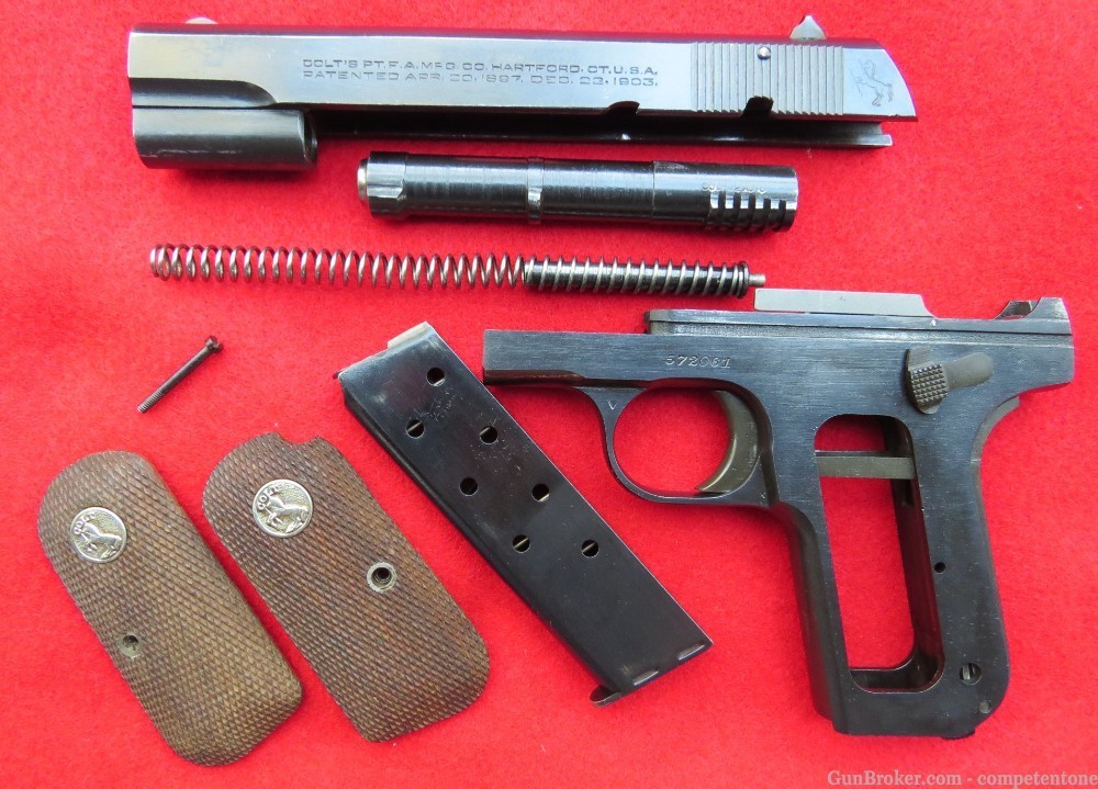 Colt 1903 M1903 32acp Pocket Hammerless WWII Military Intelligence Service-img-33