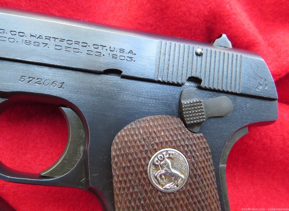 Colt 1903 M1903 32acp Pocket Hammerless WWII Military Intelligence Service-img-3