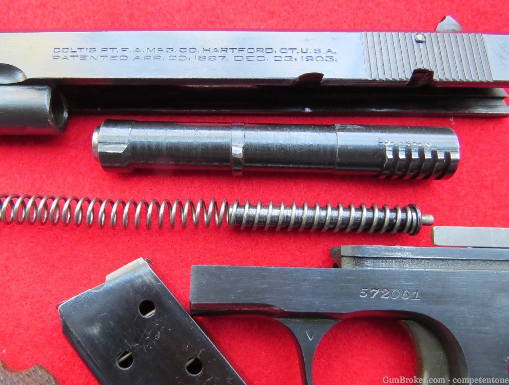 Colt 1903 M1903 32acp Pocket Hammerless WWII Military Intelligence Service-img-36