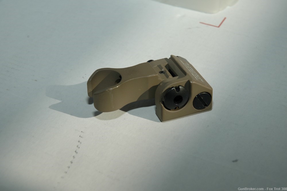 Troy HK Style Front Flip Up Battle Sight FDE 1614001-5 SSIG-FBS-FHFT-00  M4-img-5