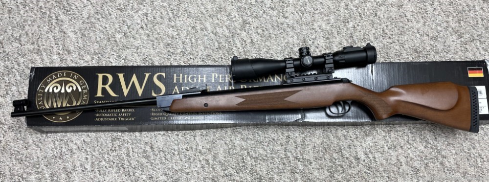 RWS Diana 350 Magnum .177 Caliber Air Rifle LNIB w/Scope-img-0