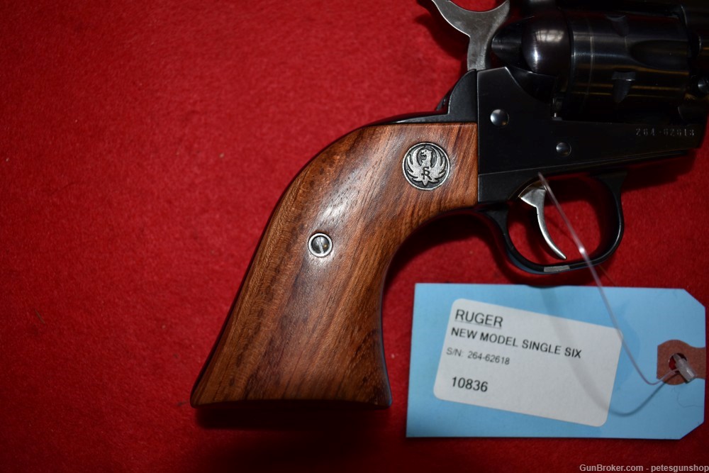 Ruger New Model Single Six Convertible, 22 LR & Mag, NICE! Penny START!-img-2