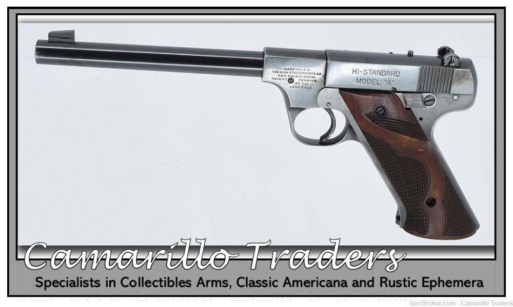 Excellent High Standard Model A 22 LR 6 3/4" 1951 mfg Like Military 102 107-img-8