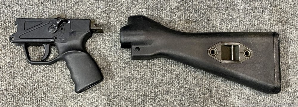 H&K MP5 SEF trigger pack and Buttstock good used NR! Penny!-img-0