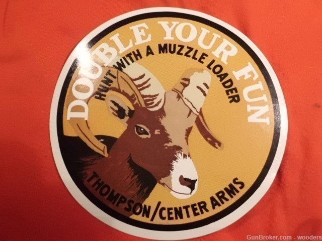 Thompson Center Arms Muzzle Loader Ram Decal Sticker Rifle Barrel Stock-img-2
