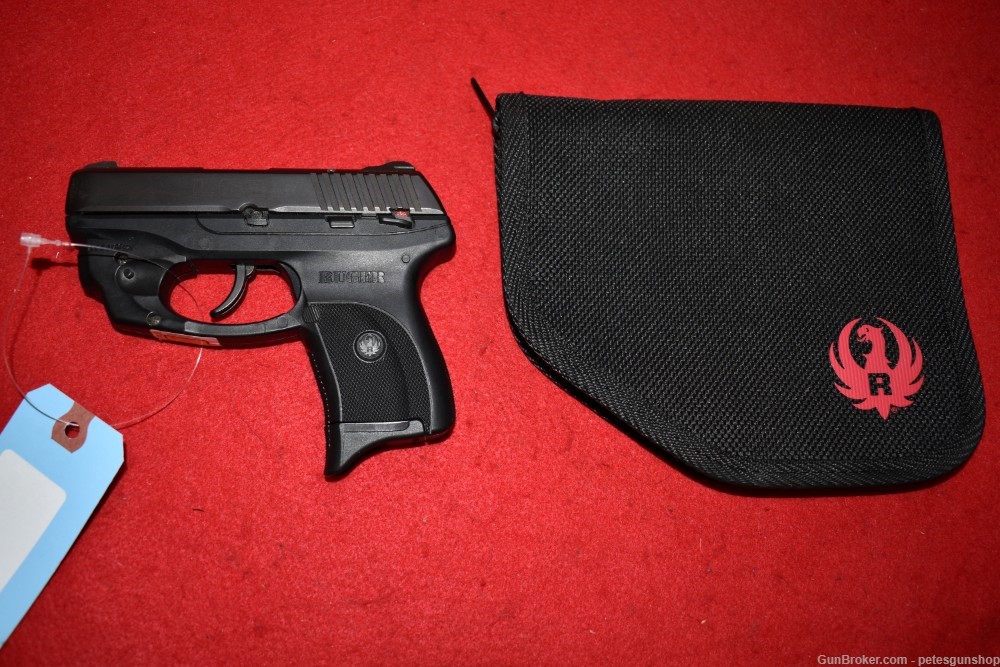 Ruger LC9 Semi Auto (mm, Lasermax Laser, Nice, Pouch, PENNY START!-img-11