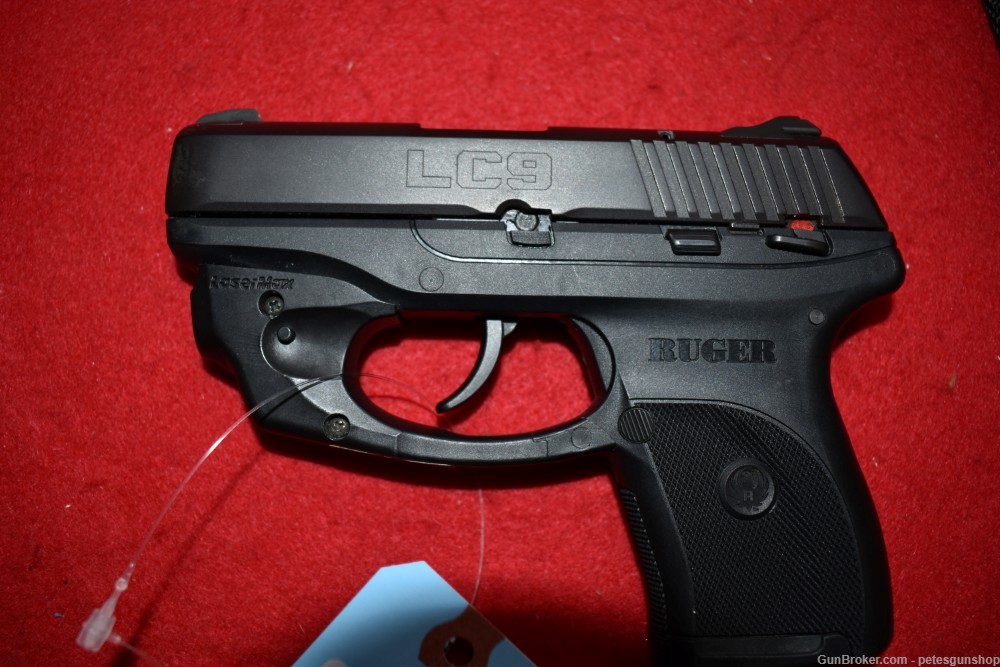 Ruger LC9 Semi Auto (mm, Lasermax Laser, Nice, Pouch, PENNY START!-img-10