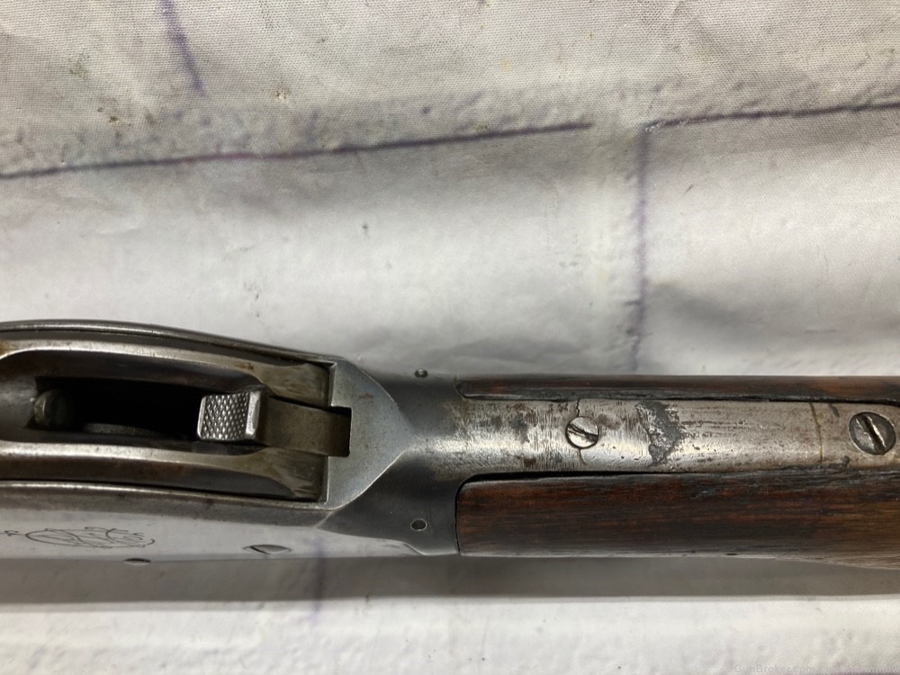 Winchester Model 1901 10g lever action shotgun full choke 31” barrel-img-9