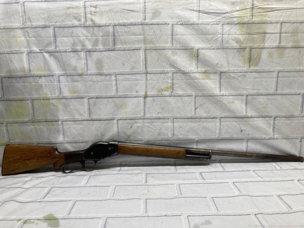 Winchester Model 1901 10g lever action shotgun full choke 31” barrel-img-6